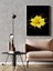 Kanvas Tablo Siyah Sarı Zambak Temalı 274 2