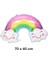 Unicorn Kedi Kitty Rakam Konsept 6 Yaş Balon Doğum Günü Set Yaş Balon Set 2
