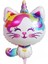 Unicorn Kedi Kitty Rakam Konsept 6 Yaş Balon Doğum Günü Set Yaş Balon Set 5