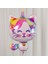 Unicorn Kedi Kitty Rakam Konsept 8 Yaş Balon Doğum Günü Set Yaş Balon Set 3