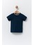 Çocuk Bisiklet Yaka Basic Düz T-Shirt %100 Pamuk 3