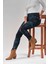 1006-KADIN Desenli Skinny Fit Likralı Pantolon 6