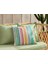 Costa Çizgili Polyester Dekoratif Tekli Dekoratıf Kırlent 45 x 45 cm Renkli 1