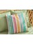Costa Çizgili Polyester Dekoratif Tekli Dekoratıf Kırlent 45 x 45 cm Renkli 2
