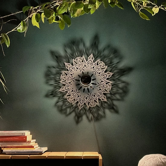 Hedgehog Art Shop snowflake Gölge Duvar Aydınlatması, Özel Tasarım Aplik, Tasarım Duvar Lambası