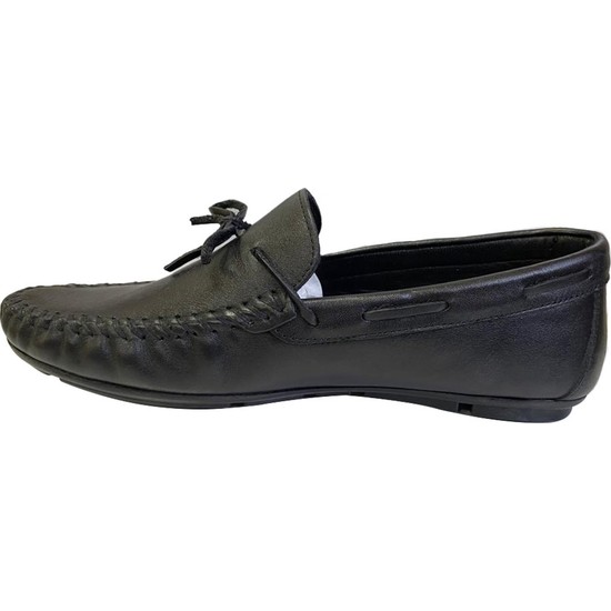 Voyager 223 4187 Erkek Siyah Nata Deri Loafer Ayakkabı Fiyatı