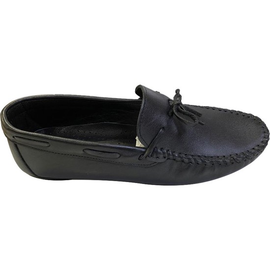 Voyager 223 4187 Erkek Siyah Nata Deri Loafer Ayakkabı Fiyatı