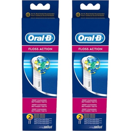 Oral-B EB25 Floss Action Diş Fırçası Yedeği - 2'li X 2 Adet Fiyatı