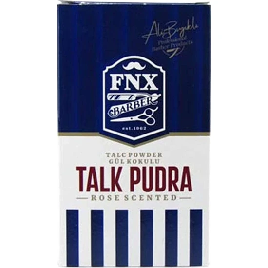 Fnx Barber Gül Kokulu Ali Bıyıklı Talk Pudra  250 gr