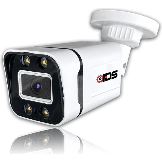 IDS - Gece Renkli - 5mp Sony Lens 1080P Fullhd Ahd Güvenlik Kamerası - 4xultra LED - Plastik Kasa