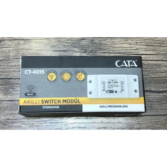 Cata CT-4015 Akıllı Anahtar Smart Switch Elektrik Wifi Kontrol Sistemi