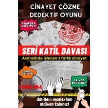 Gamebulance Cinayet Çözme / Dedektif Oyunu / Katil Kim / Suçlu Kim / Seri Katil Asansör Cinayetleri Davası