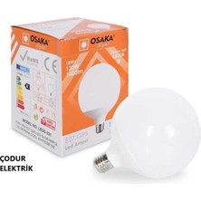 Osaka Light 18W E27 Duylu 3000K 1400LM Gün Işığı G125 LED Glop Ampul