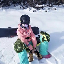 Aututer 5x Kayak Koruyucu Dişli Kaymaz Çocuk Kaykay Paten Diz Dirsek Kalça Pedleri Kaplumbağa Xl (Yurt Dışından)