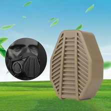 Aututer Maske Solunum Filtre Filmi Abs Plastik Makine Için Props Kahverengimsi Sarı Parlatma (Yurt Dışından)