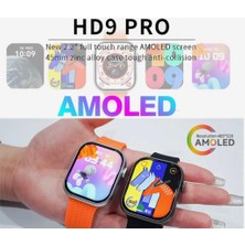 Laxsam Yeni Hd9 Pro Amoled Ekranlı 2.2 Inç 45 mm Akıllı Saat