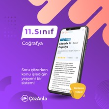 Çözanla 11. Sınıf Coğrafya