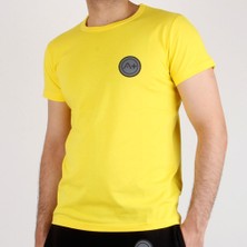 Saillaker’s A+ Palermo Erkek Sarı Basic T-Shirt