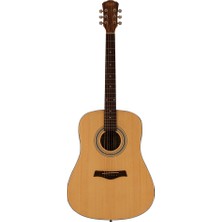 Kozmos IW-240 Dreadnaught  Akustik Gitar, Natural Renk