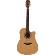 Kozmos IW-240CE Elk.akustik Gitar, Natural Renk