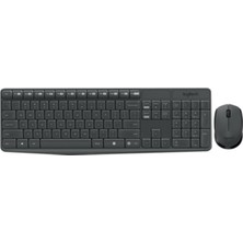 Hızlı Stok Logitech MK235 Klavye Mouse Kablosuz 920-007925