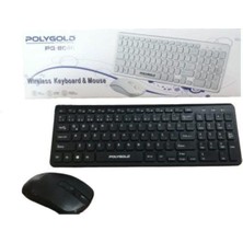 Polygold PG-8040 Siyah Slim Kablosuz Klavye Mouse Set