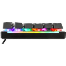 T-Dagger Naxos T-TGK310 USB Kablolu Türkçe Q Rainbow Rgb Mekanik Gaming Klavye (Powered By Redragon)