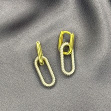 Jewel By Aila Paperclip Ataç Kadın Gümüş Küpe