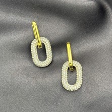 Jewel By Aila Zirconclip Taşlı Ataç Kadın Gümüş Küpe