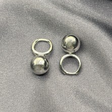 Jewel By Aila Sfera Top Rhodium Kaplama Kadın Gümüş Küpe