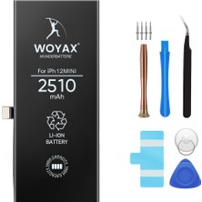 Woyax Iphone 12 Mini Uyumlu Premium Batarya 2510mah