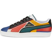 Puma Erkek Blazing Blue-Varsity Green-Puma White Puma Suede Layers Mavi Erkek Günlük Spor Ayakkabı