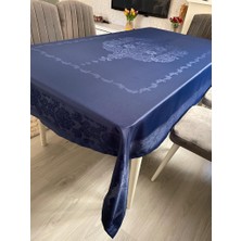 Limay Teflon Kumaş Masa Örtüsü - Sıvı Geçirmez - Yıkanabilir - Dantel Görünümlü