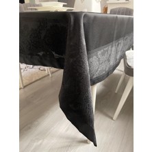 Limay Teflon Kumaş Masa Örtüsü - Sıvı Geçirmez - Yıkanabilir - Dantel Görünümlü
