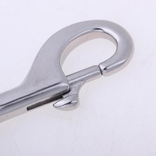 Aututer Paslanmaz Çelik Karabiner Anahtarlık 120mm U0026 Düz Döner Karabiner (Yurt Dışından)