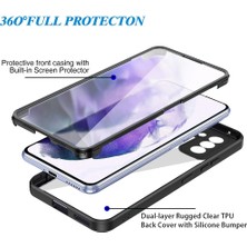 Cool-M Samsung Galaxy S23 Acrylıc+Tpu Şerefli Telefon Kılıfı Kamera Lens Koruma Telefon Kapağı Evcil Hayvan Screen Film (Yurt Dışından)