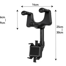 Epilons Araba Dikiz Aynası Teleskobik Telefon Tutucu