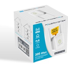 Powermaster PW-WR22 300 Mbps 2 Anten Wıfı Repeater+Access Poınt Powermaster