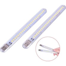 Zauss 24 LED Beyaz Işık Taşınabilir Mini USB LED Lamba 5730 Smd Kamp Stick LED