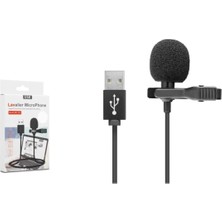 Hadron Mikrofon Yaka USB 1.5 Metre HD569