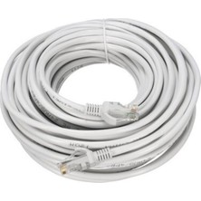 EC Shop Ataelektronik 30 mt 30 Metre Cat6 Internet Bilgisayar Ağ Network Ethernet Kablosu Cat-6 Ket6 Hazır Uç RJ45