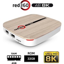 Redline RED360   8k Android Box 32 GB 4 Ram Tv Box