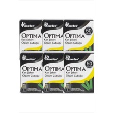 Optima Seker Ölçüm Stripi (Çubuğu) 50'li x 6 Kutu