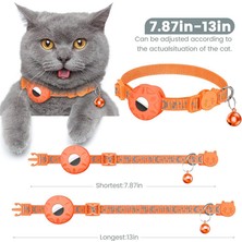 Pet Home Airtag Silikon Kasası Için Yansıtıcı Evcil Hayvan Yakalı Gps Izleyici Koruyucu Kapak (Yurt Dışından)