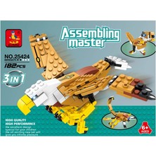 Ausini Assembling Master 3 In 1 182 Parça Dönüşen Kartal