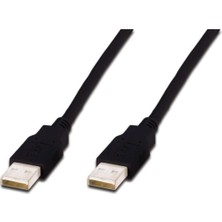 Assmann Digitus AK-300100-010-S 1 mt USB 2.0 To USB 2.0 Erkek-Erkek AWG30 USB 2.0 Kablo