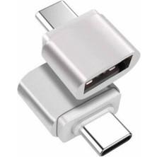 Lux USB Dişi To Type-C Erkek Dönüştürücü Otg Çevirici Adaptör