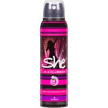 She 2 Adet Is A Clubber 150 Ml Kadın Deodorant