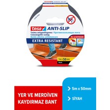 Tesa Kaydırmaz Bant Zemin Güvenliği Için, 5M:50MM, Siyah