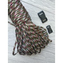 Paracord 5 Metre Paracord 550 Yedi Çekirdek 4 mm Paraşüt Ipi